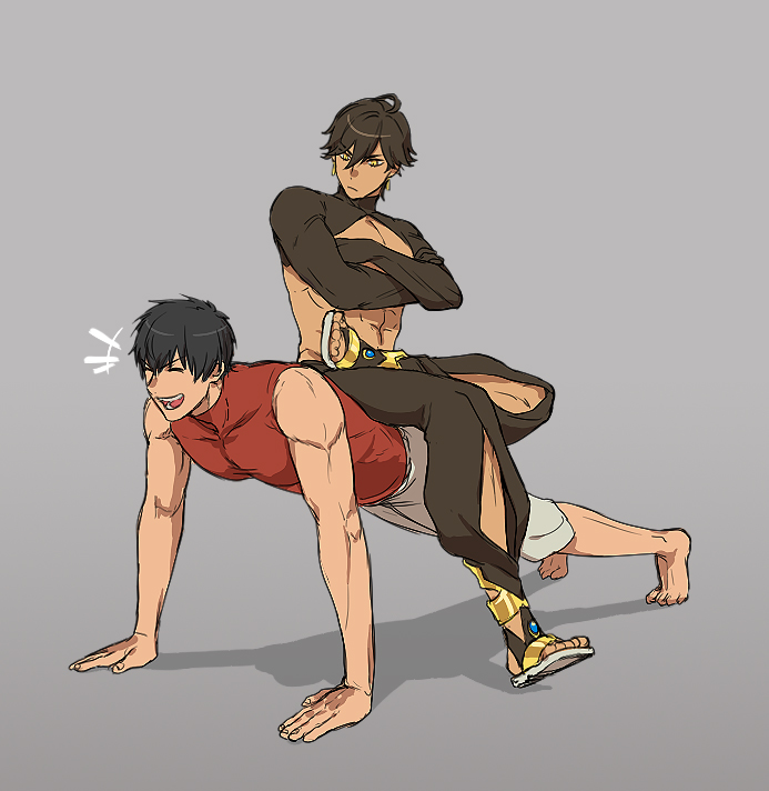 ozymandias and arash (fate and 3 more) drawn by chimoon