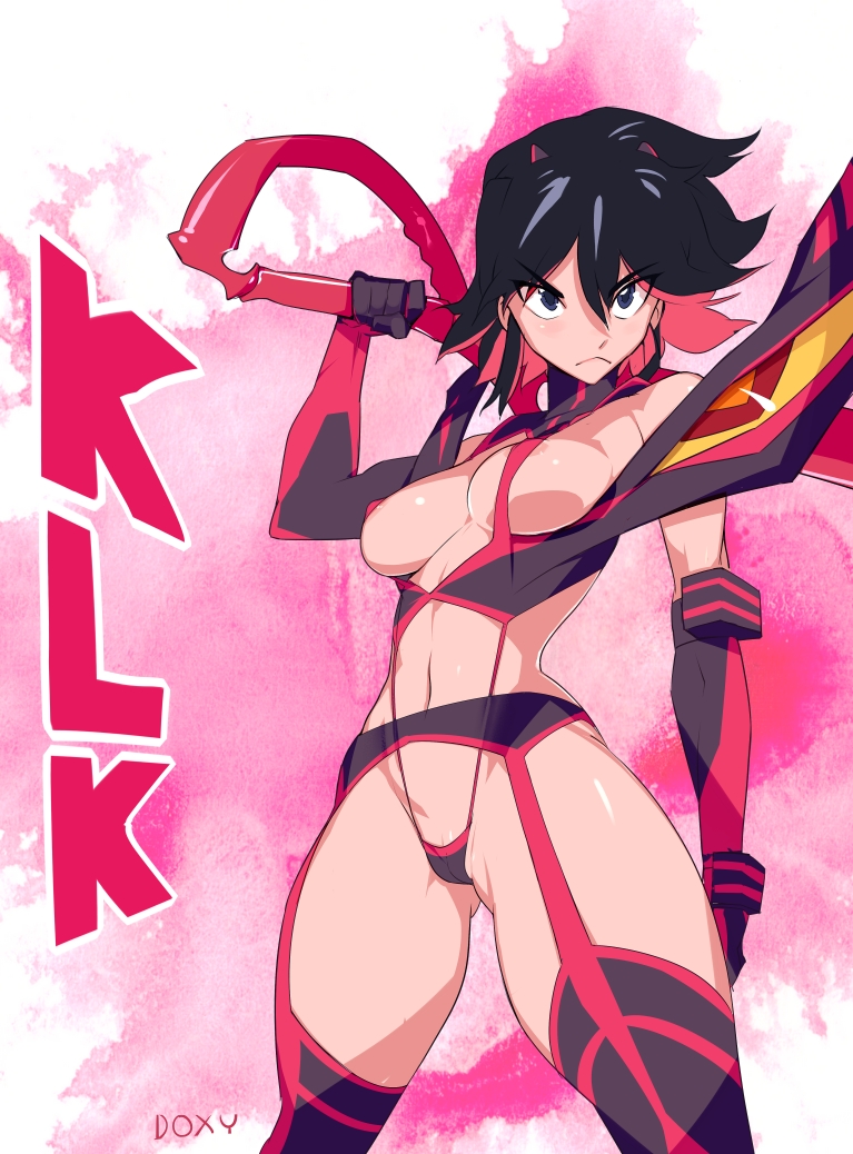 matoi ryuuko and senketsu (kill la kill) drawn by doxy
