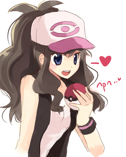hilda (pokemon and 1 more) drawn by chocho_(homelessfox)