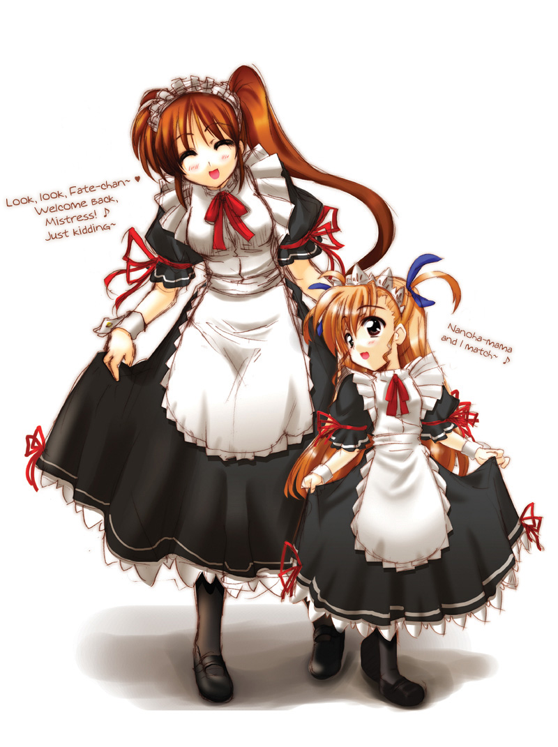 takamachi nanoha and vivio (lyrical nanoha and 1 more)