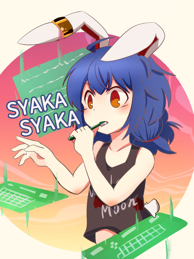 hecatia lapislazuli and seiran (touhou) drawn by buna_shimeji_(keymush)