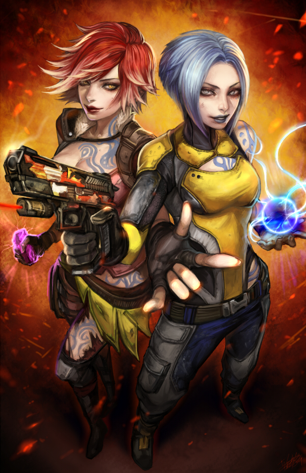 lilith and maya (borderlands and 1 more) drawn by vusc