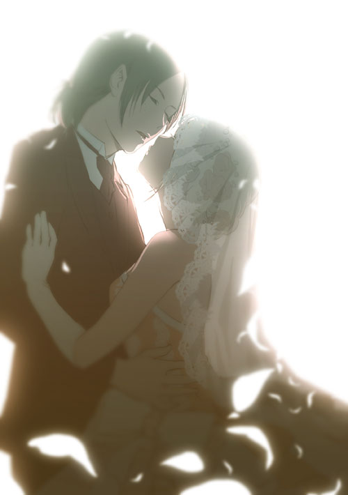 krista lenz and ymir (shingeki no kyojin) drawn by appendix