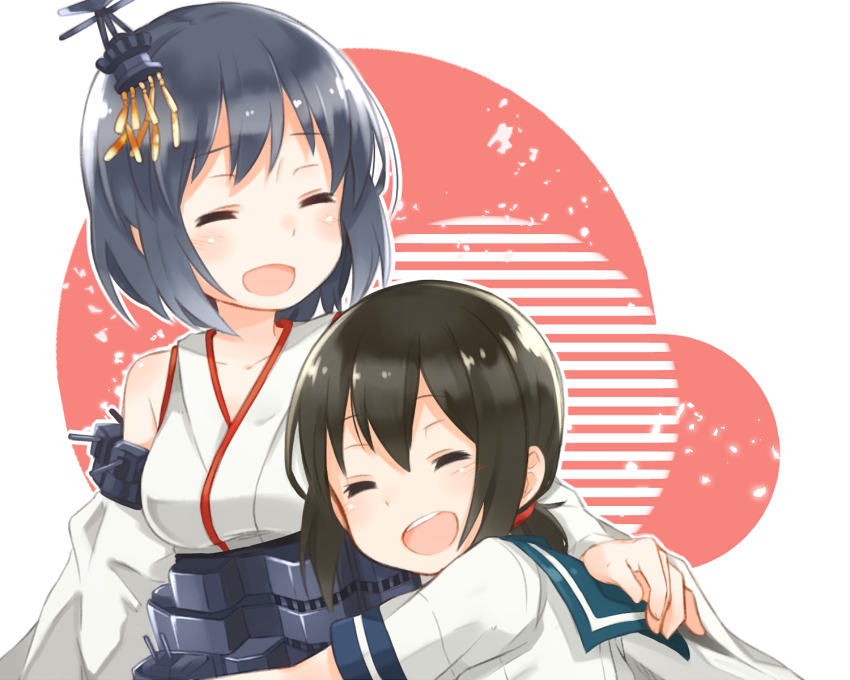fubuki and yamashiro (kantai collection) drawn by b_allbrack