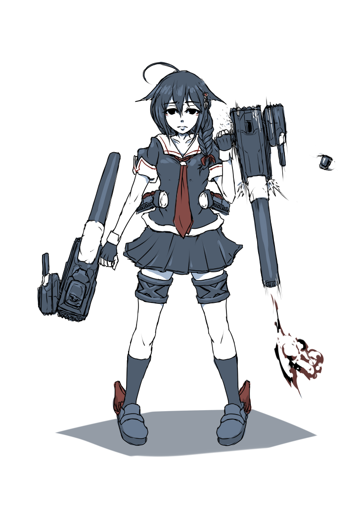 shigure and shigure kai ni (kantai collection) drawn by delphinus