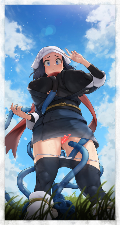 akari and tangela (pokemon and 1 more) drawn by tianzhong_zhongtian