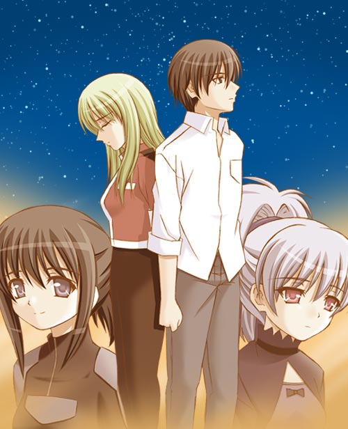 yin, hei, amber, and bai (darker than black) drawn by shiumai