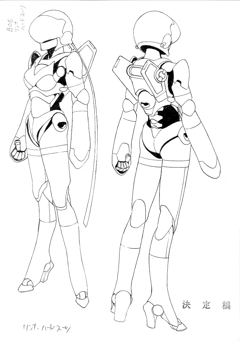 linna yamazaki (bubblegum crisis 2040) drawn by aramaki_shinji