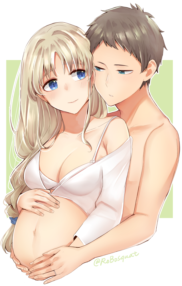 kokoro and mitsuru (darling in the franxx) drawn by carrot_(robosquat)