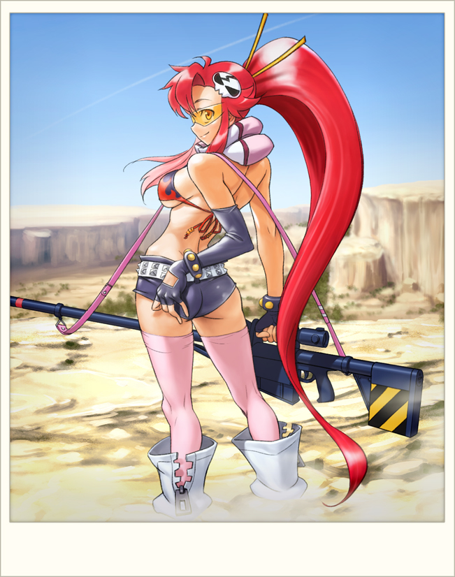 yoko littner (tengen toppa gurren lagann) drawn by kagerou_(decoi)