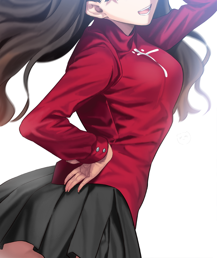 tohsaka rin (fate and 1 more) drawn by aora