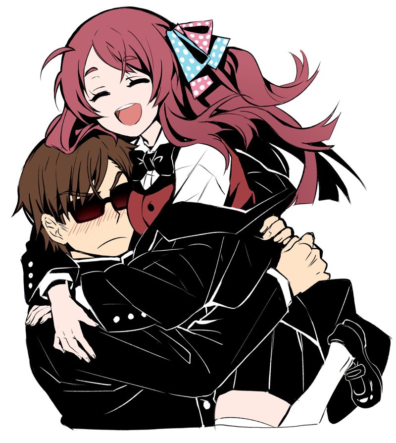minamoto sakura and tatsumi koutarou (zombie land saga) drawn by da_huang