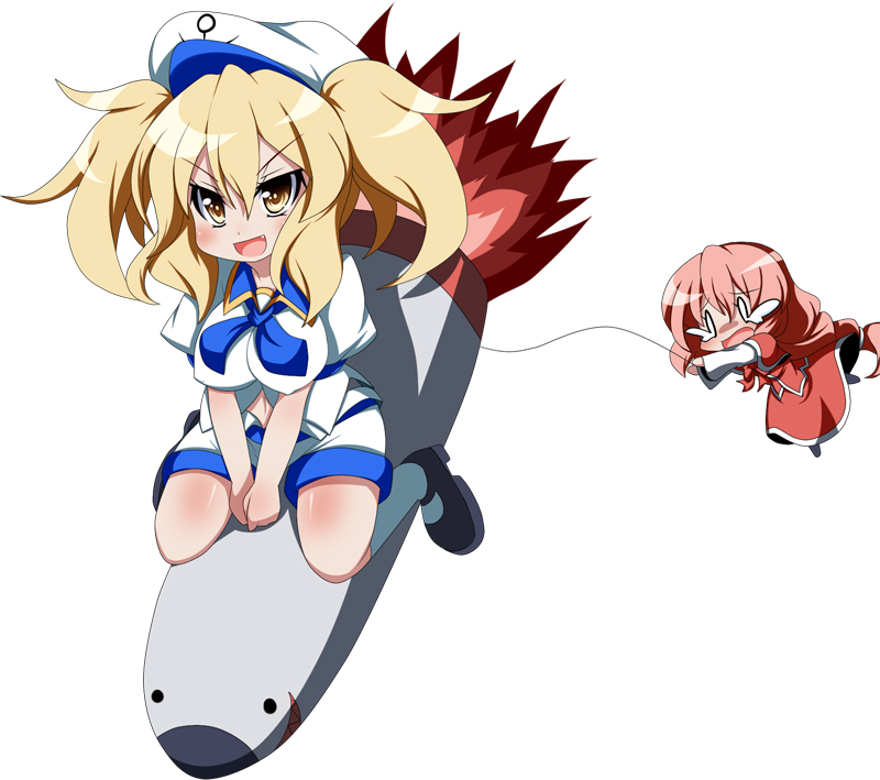 okazaki yumemi, kitashirakawa chiyuri, and mimi-chan (touhou) drawn by oborotsuki_kakeru