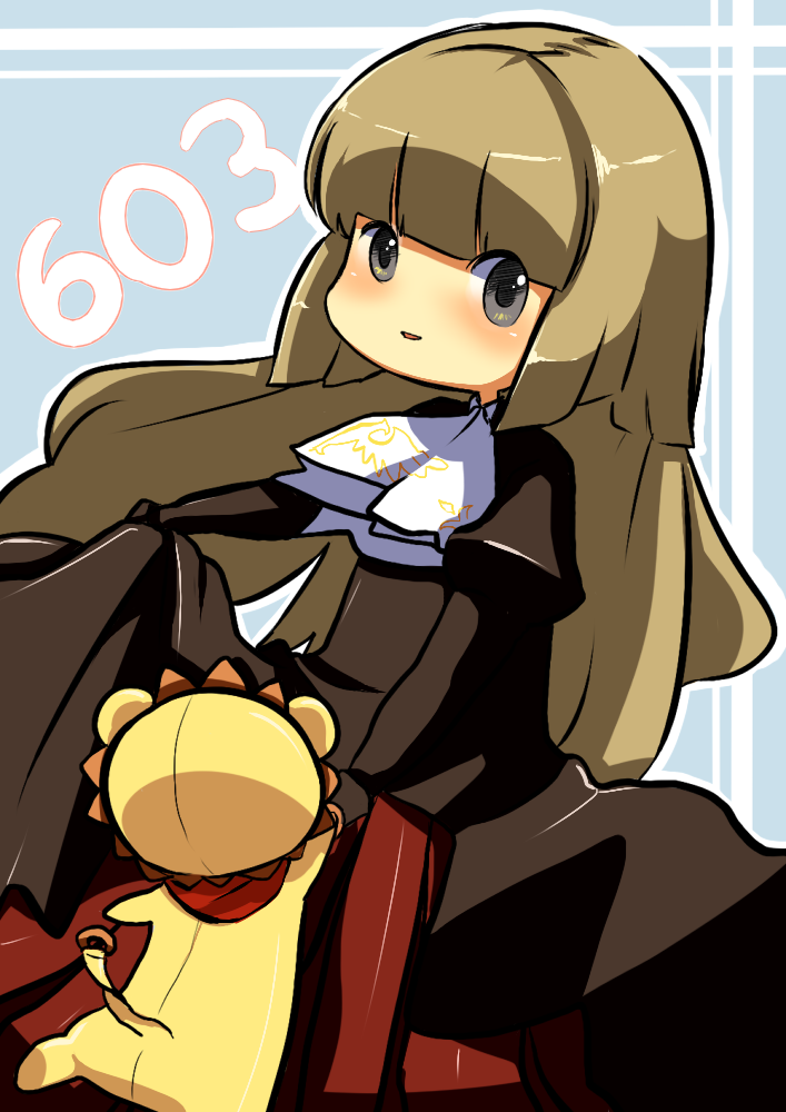 ushiromiya rosa and sakutarou (umineko no naku koro ni) drawn by ai-wa