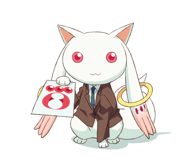 kyubey (mahou shoujo madoka magica and 1 more) drawn by teritama