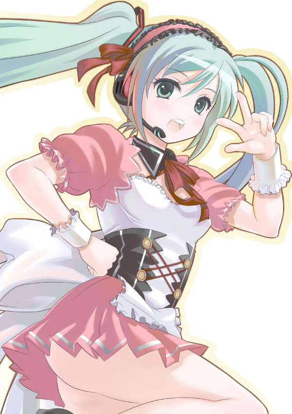 hatsune miku and asahina mikuru (vocaloid and 1 more) drawn by komatsu_tane
