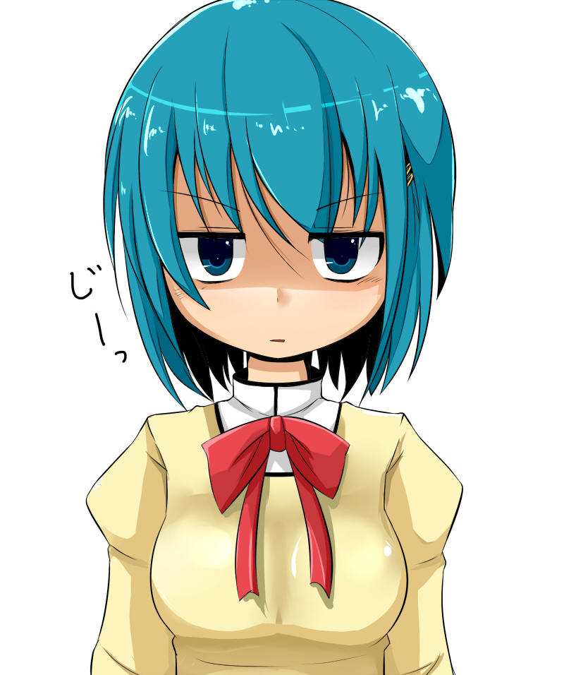 miki sayaka (mahou shoujo madoka magica) drawn by goyouga-deann