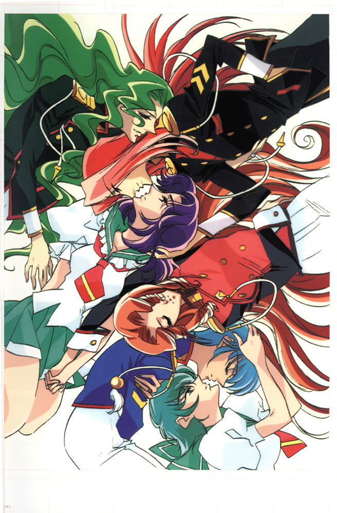 arisugawa juri, takatsuki shiori, kiryuu touga, kaoru miki, saionji kyouichi, and 1 more (shoujo kakumei utena and 1 more)