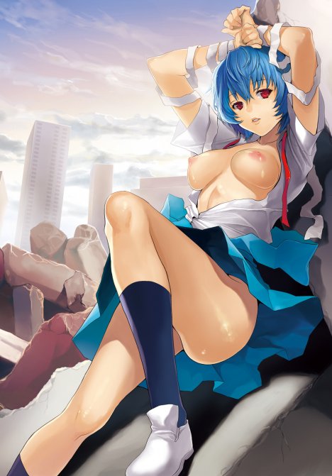 ayanami rei (neon genesis evangelion) drawn by sage_joh