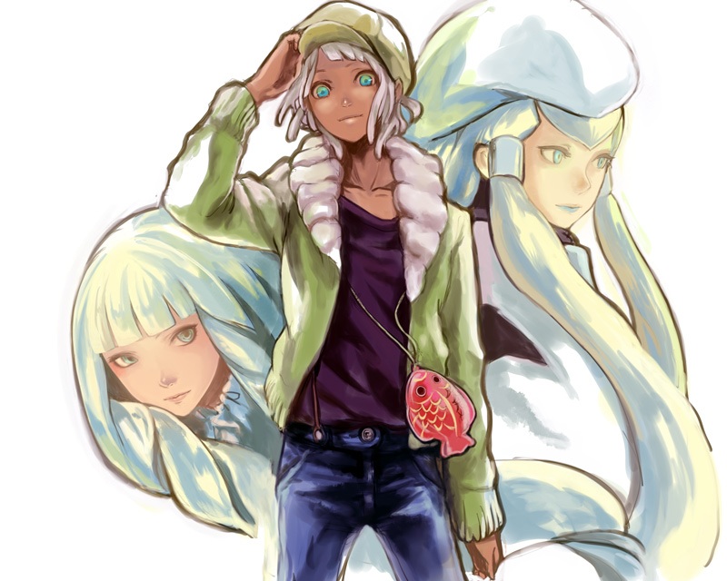 loran cehack, dianna soreil, and kihel heim (gundam and 1 more) drawn by routemoc