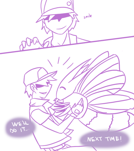 red and venomoth (pokemon and 1 more) drawn by cocowoushi