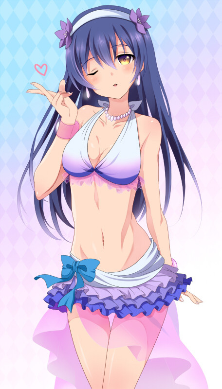 sonoda umi (love live! and 1 more) drawn by kyu