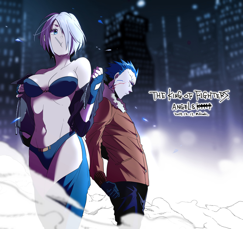 angel and k9999 (the king of fighters) drawn by chimaki_(impressiveanarchy)