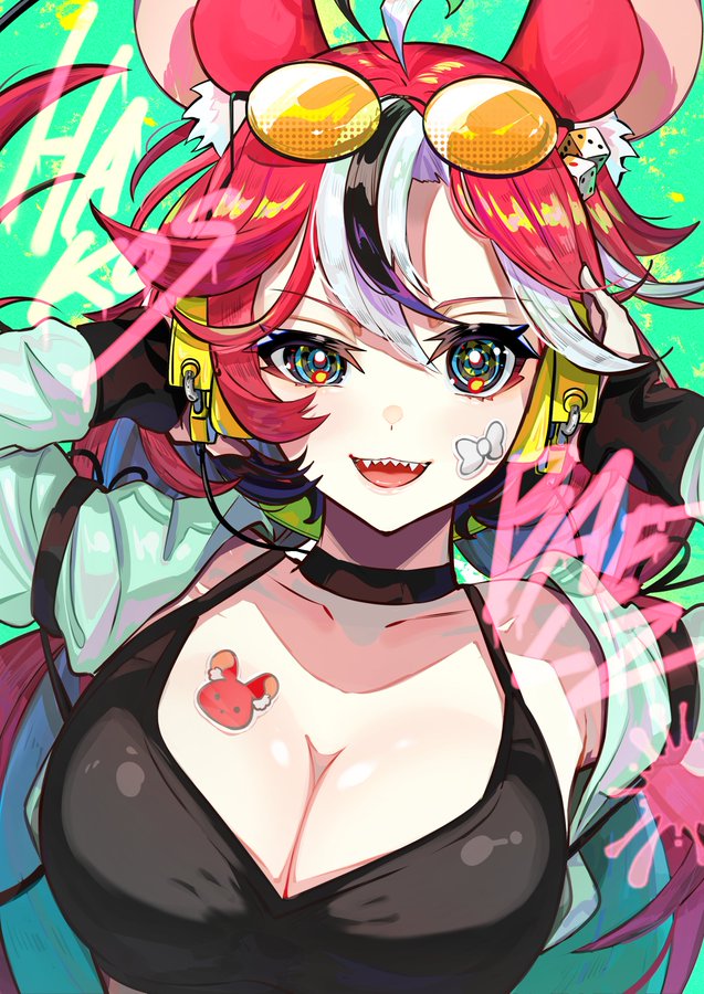 hakos baelz (hololive and 1 more) drawn by iris_(tb33064667)