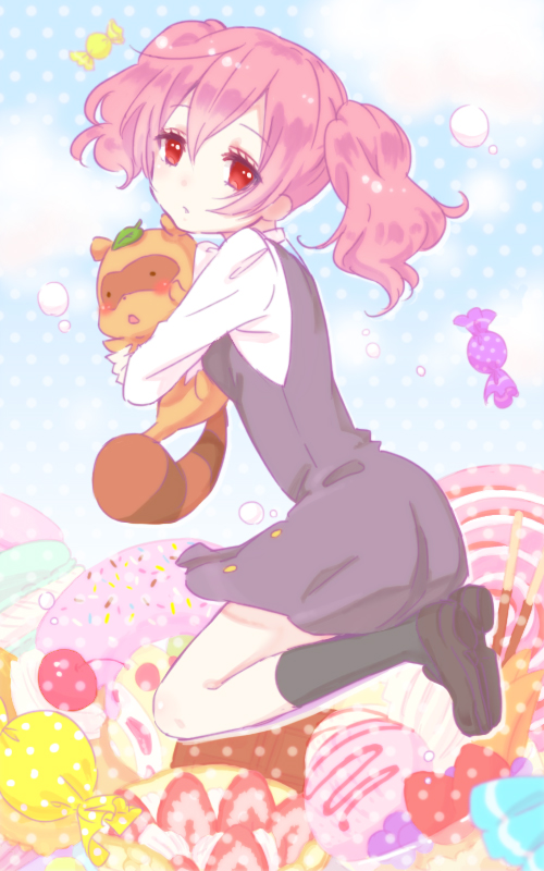 roromiya karuta and watanuki banri (inu x boku ss) drawn by akairo_(chooop)