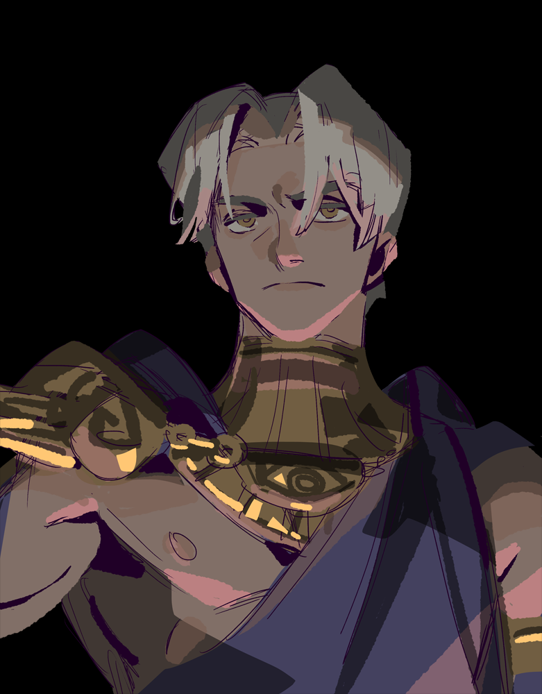 thanatos (hades and 1 more) drawn by prema-ja