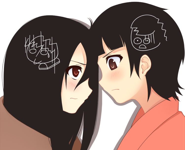 itoshiki nozomu, komori kiri, tsunetsuki matoi, sanada asami, and tanii asuka (sayonara zetsubou sensei) drawn by momiji7728