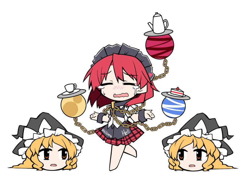 kirisame marisa and hecatia lapislazuli (touhou) drawn by hemogurobin_a1c