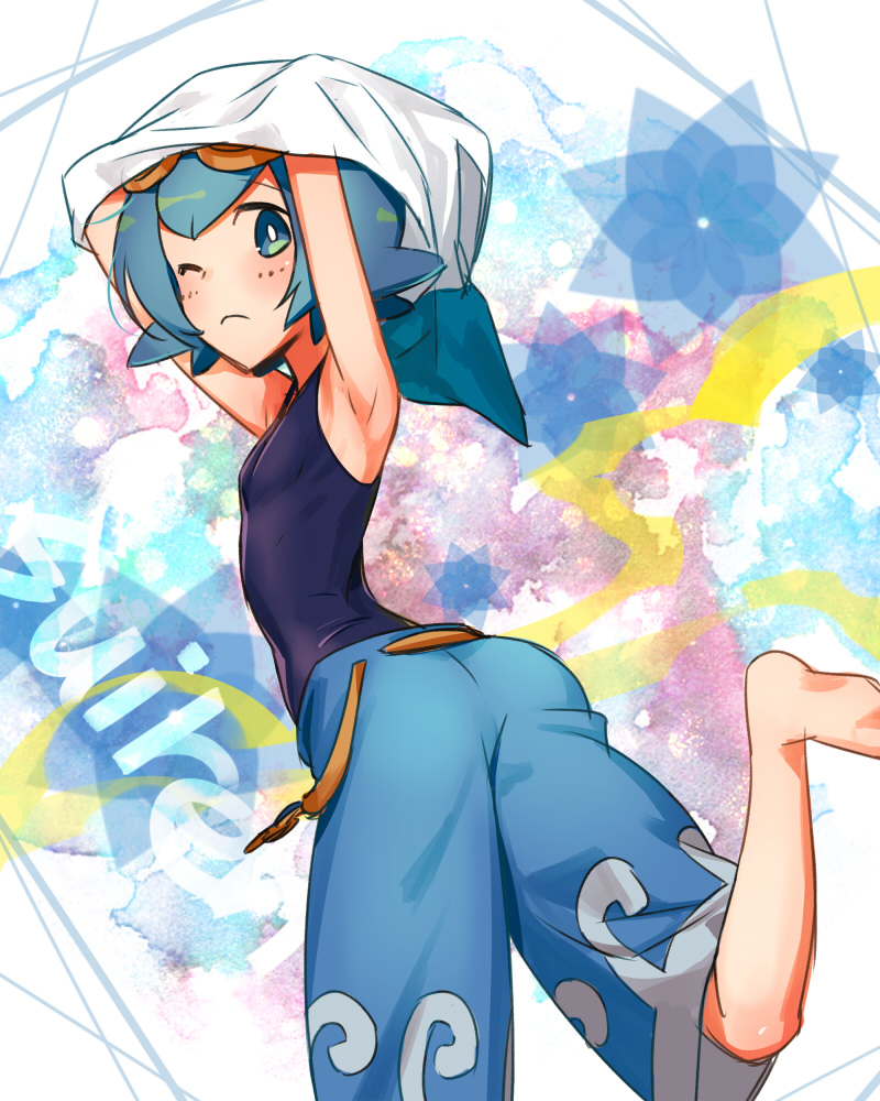 lana (pokemon and 1 more) drawn by kanimaru