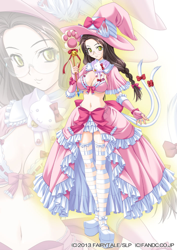 nekomata girl (dragons raid and 1 more) drawn by ishihara_masumi