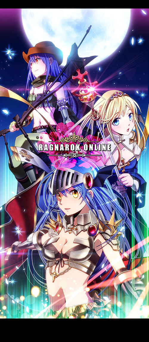 arch bishop, ranger, and rune knight (ragnarok online) drawn by nip_sakazuki