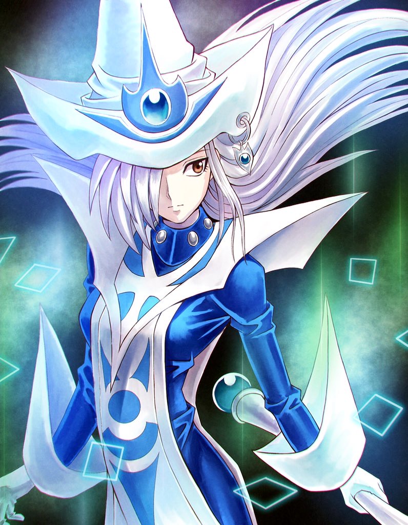silent magician (yu-gi-oh!) drawn by edaori