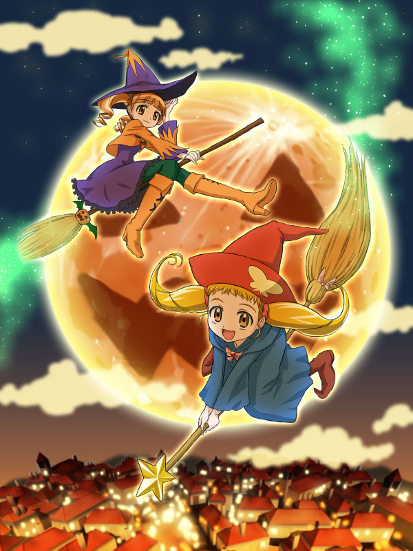 kasugano urara and yumeno uta (precure and 3 more) drawn by hajime_(caramel_toone)