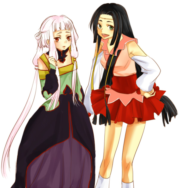tianzi and sumeragi kaguya (code geass) drawn by radio_(pixiv)