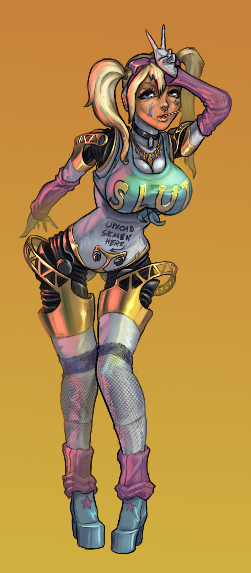 aigis (persona and 1 more) drawn by cutesexyrobutts