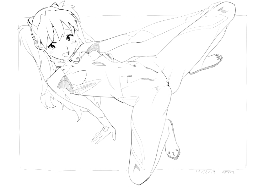 souryuu asuka langley (neon genesis evangelion) drawn by baba_arumi