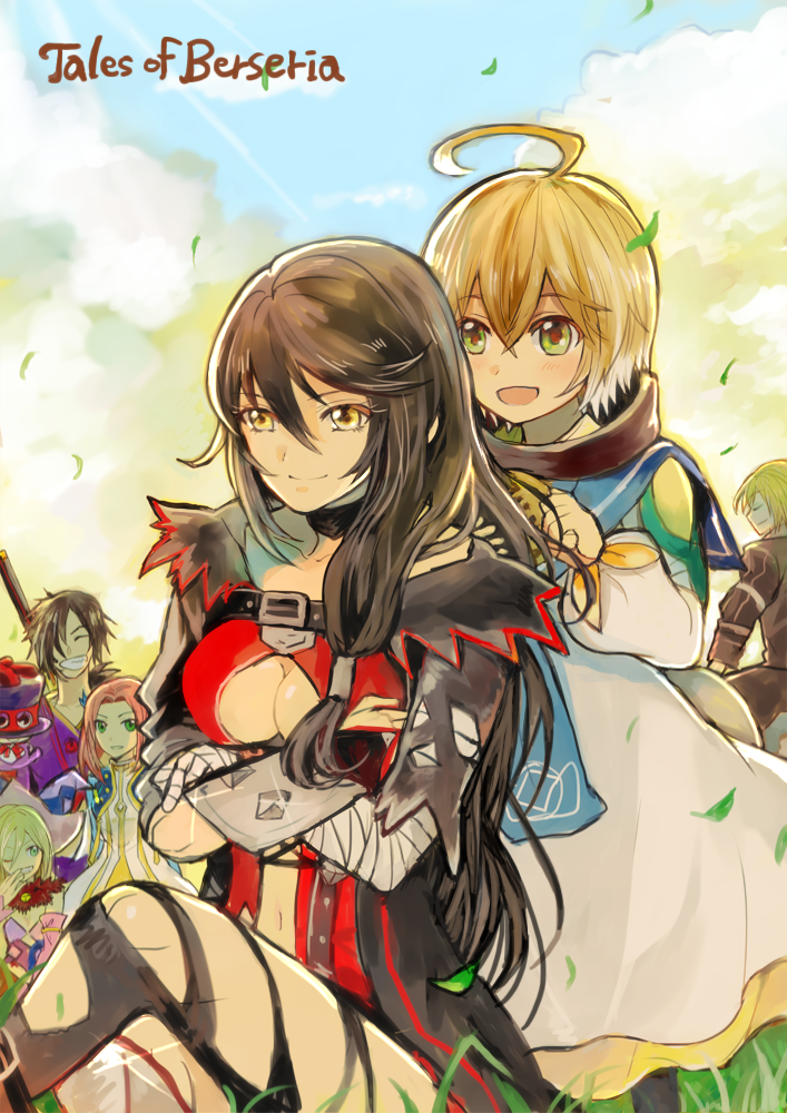 velvet crowe, magilou, eizen, rokurou rangetsu, laphicet, and 2 more (tales of and 1 more) drawn by aya_tori