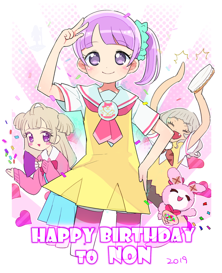 manaka non, tsukikawa chili, taiyo pepper, and usacha (pretty series and 1 more) drawn by moudoku_(decopon3rd)