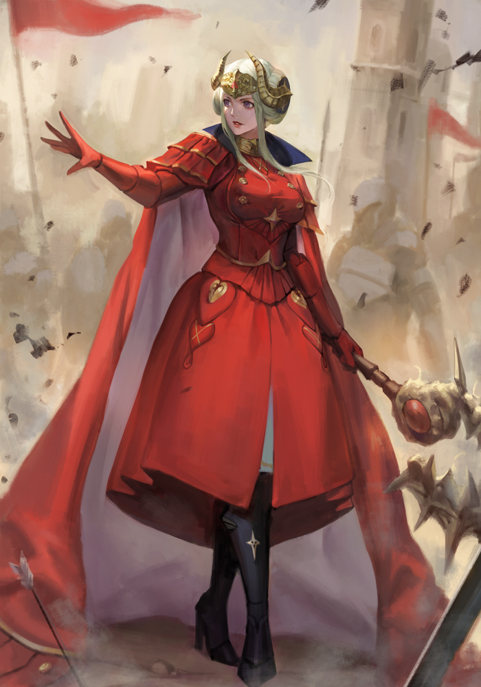 edelgard von hresvelg (fire emblem and 1 more) drawn by phamoz