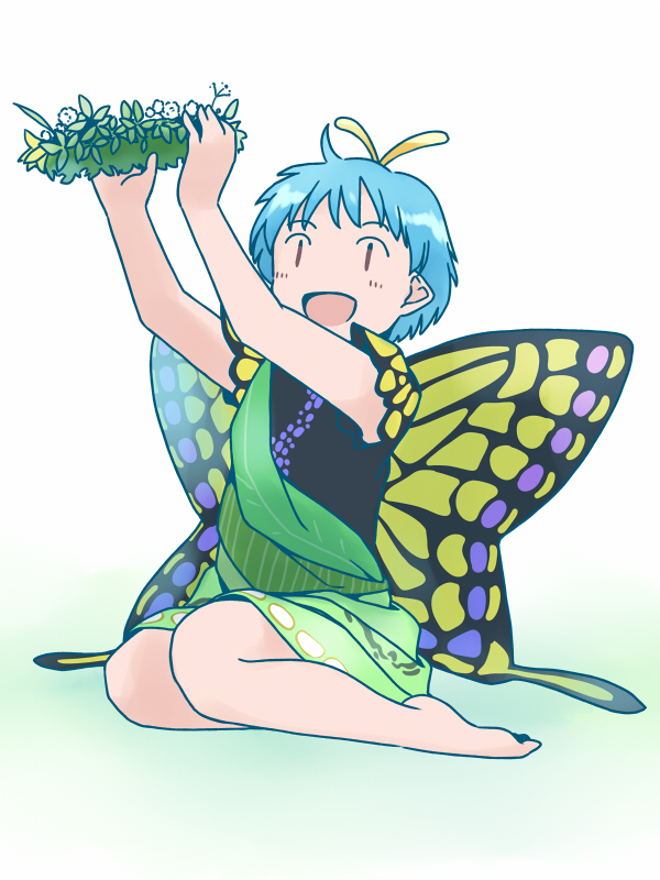 eternity larva (touhou and 1 more) drawn by rangycrow