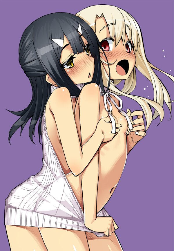illyasviel von einzbern and miyu edelfelt (fate and 1 more) drawn by namonashi