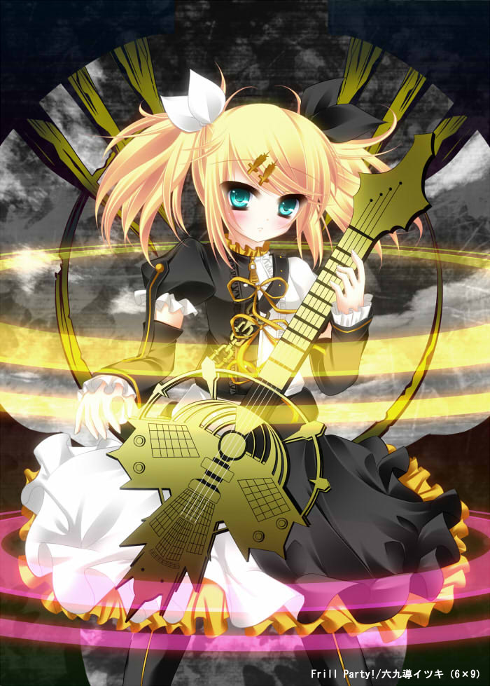 kagamine rin (vocaloid and 1 more) drawn by rokudou_itsuki