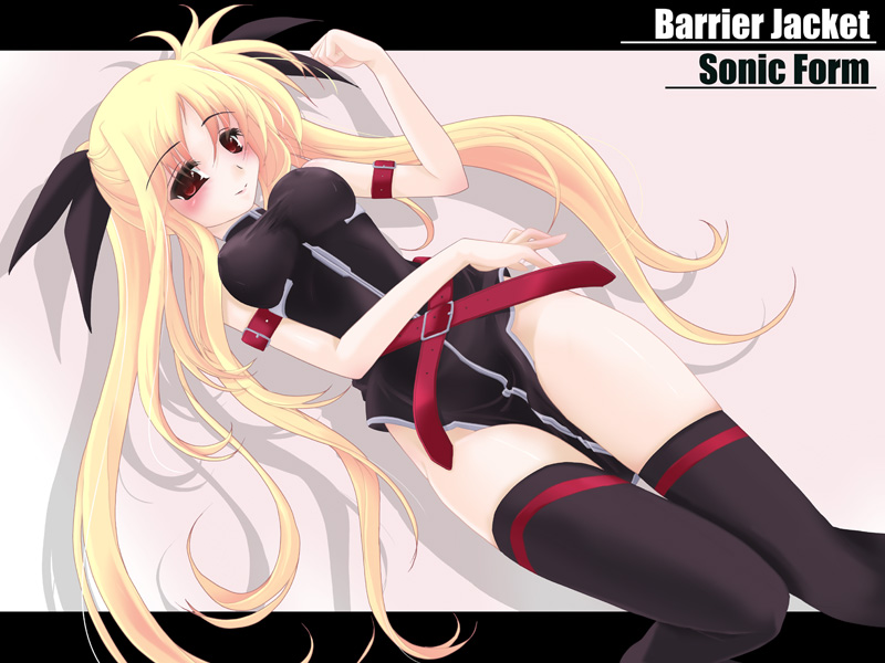 fate testarossa (lyrical nanoha and 2 more) drawn by frapowa