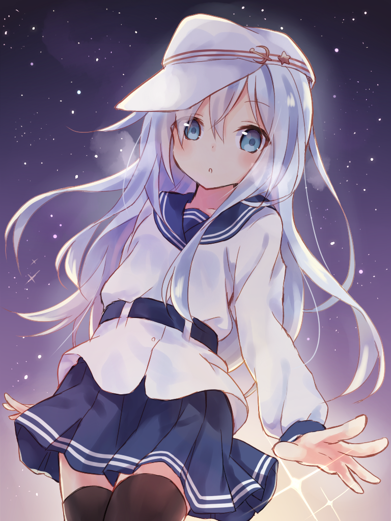 hibiki and verniy (kantai collection) drawn by nonono_(nononotea)