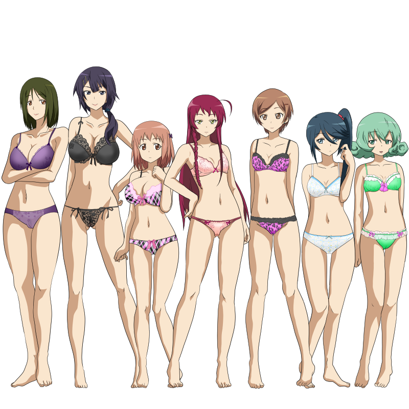 sasaki chiho, yusa emi, kamazuki suzuno, emerada etuva, suzuki rika, and 2 more (hataraku maou-sama!) drawn by kiro_kiiro