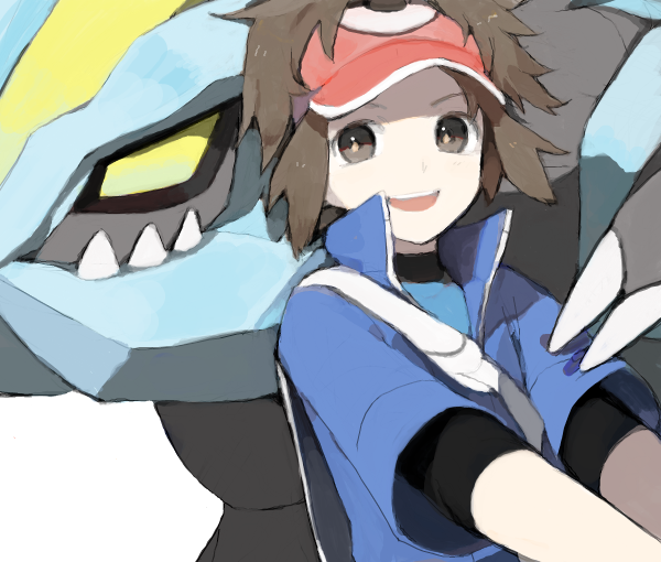 nate and kyurem (pokemon and 1 more) drawn by noe_yuuhi